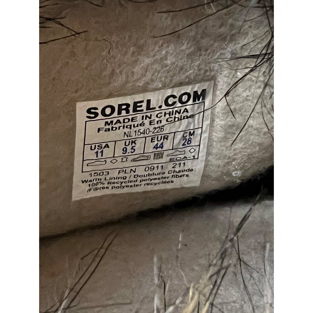 Sorel Joan of Artctic Boots Insulated WaterProof Suede Snow Duck Rubber Tall 11 - Picture 6 of 10